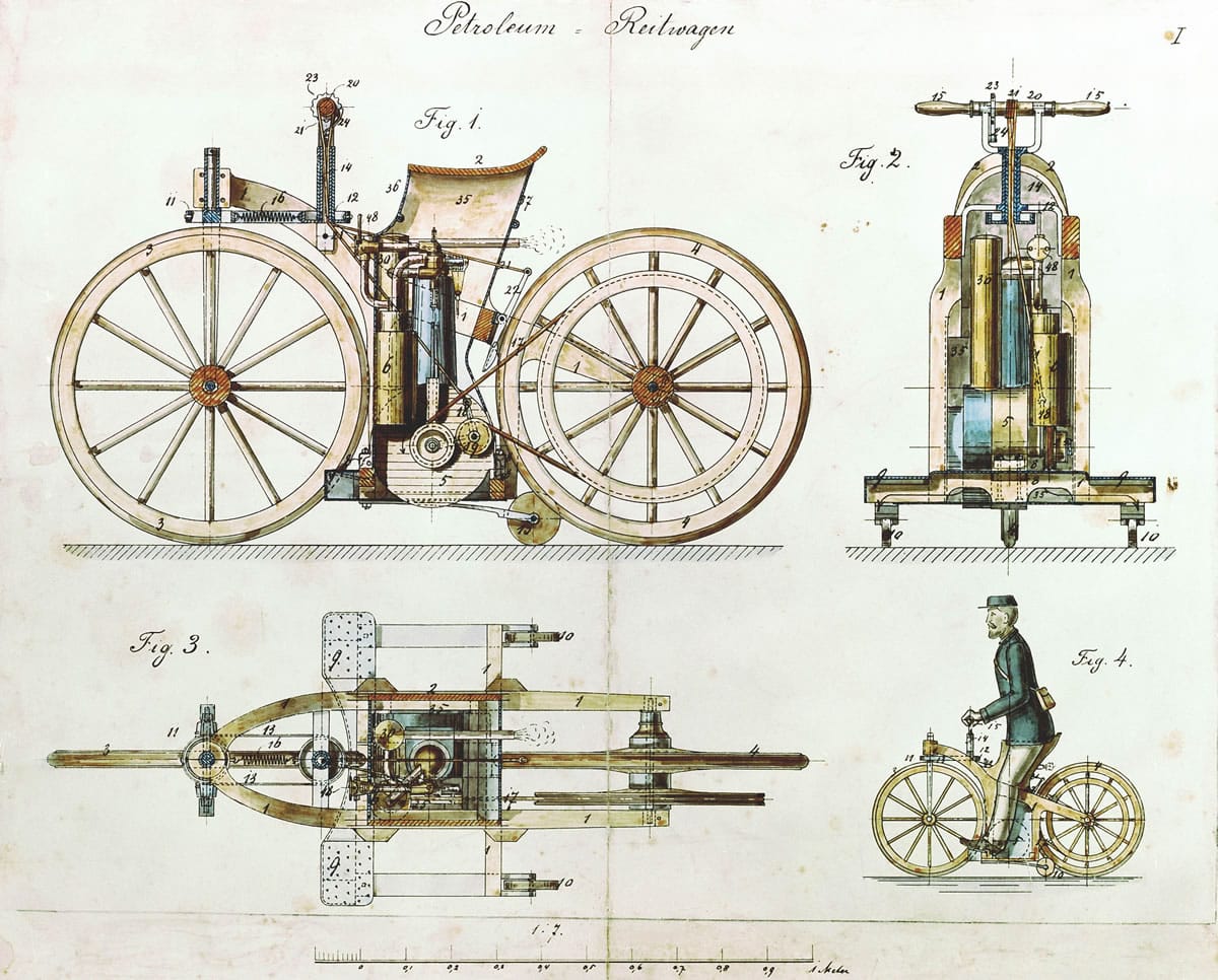 Reitwagen de Gottlied Daimler